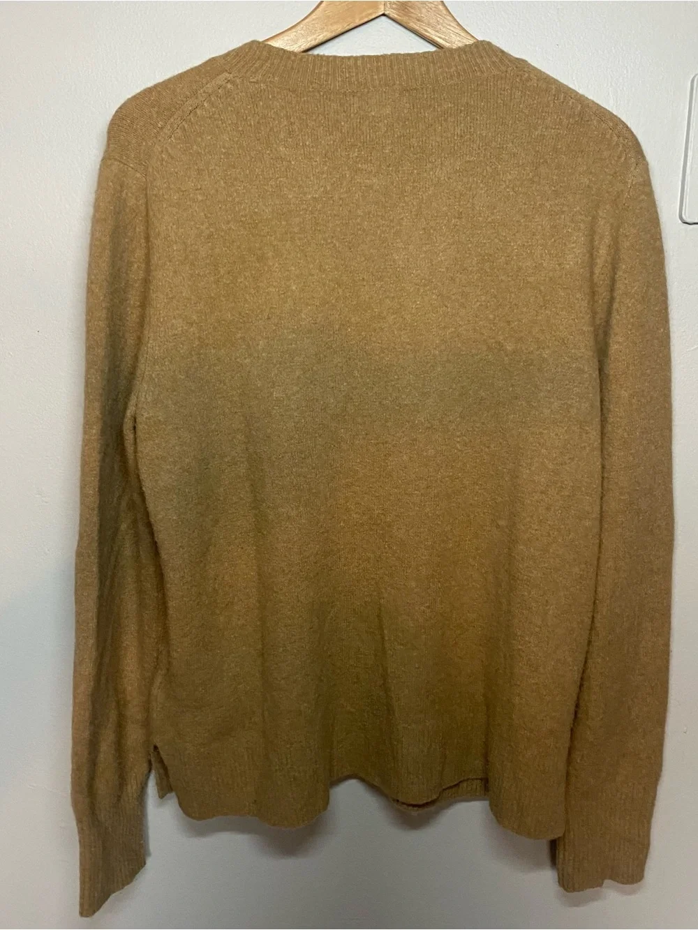 J. Crew Men's Crewneck Sweater in Camel Brown